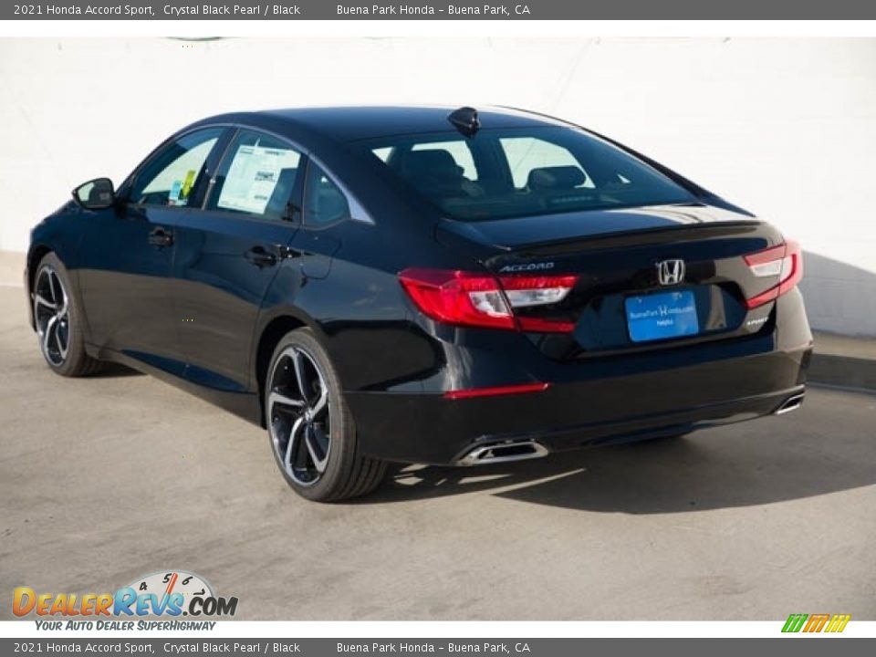 2021 Honda Accord Sport Crystal Black Pearl / Black Photo #2