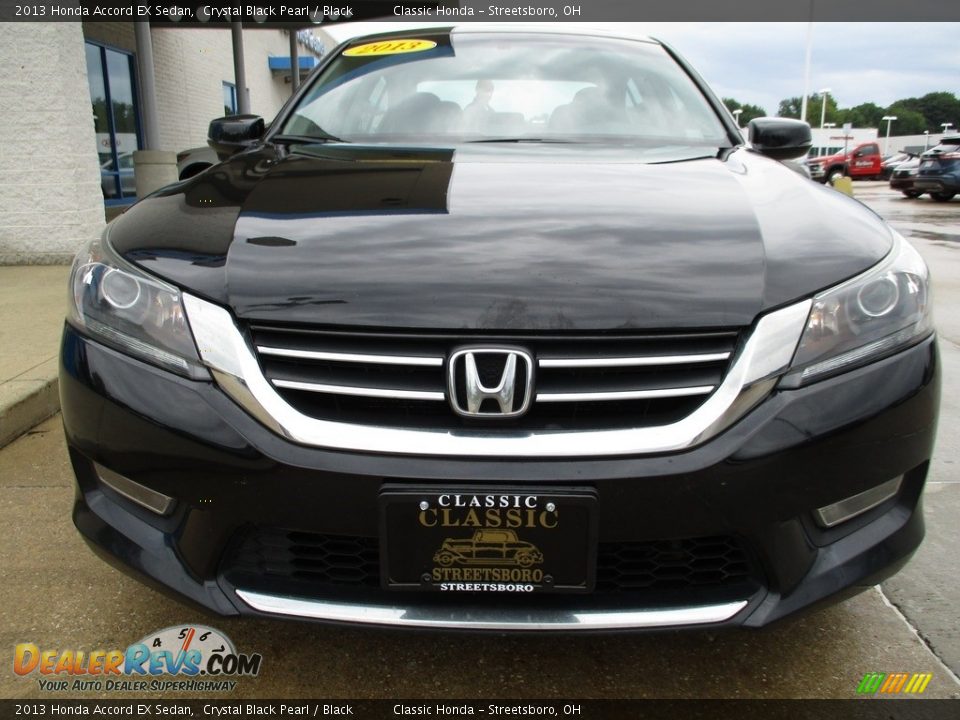 2013 Honda Accord EX Sedan Crystal Black Pearl / Black Photo #2