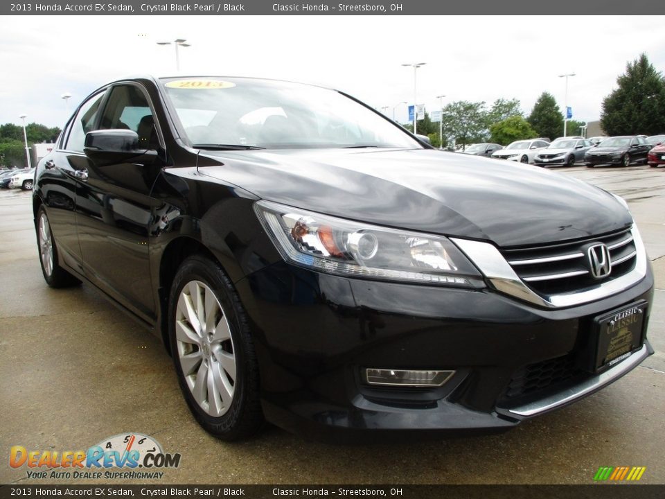 2013 Honda Accord EX Sedan Crystal Black Pearl / Black Photo #3
