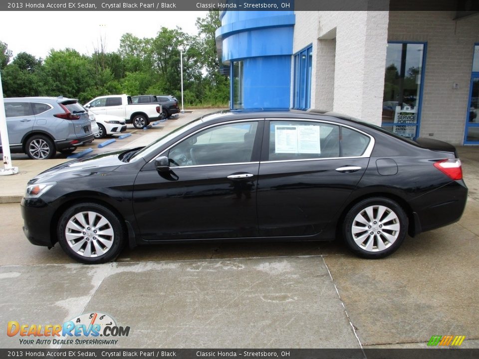 2013 Honda Accord EX Sedan Crystal Black Pearl / Black Photo #8