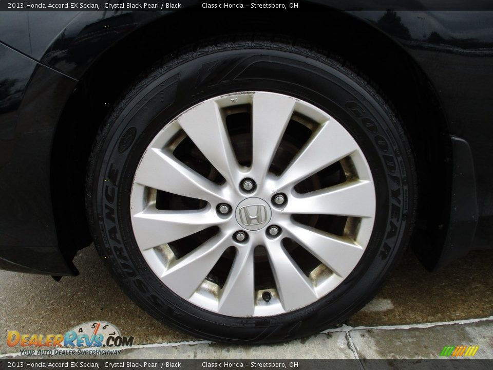 2013 Honda Accord EX Sedan Crystal Black Pearl / Black Photo #10