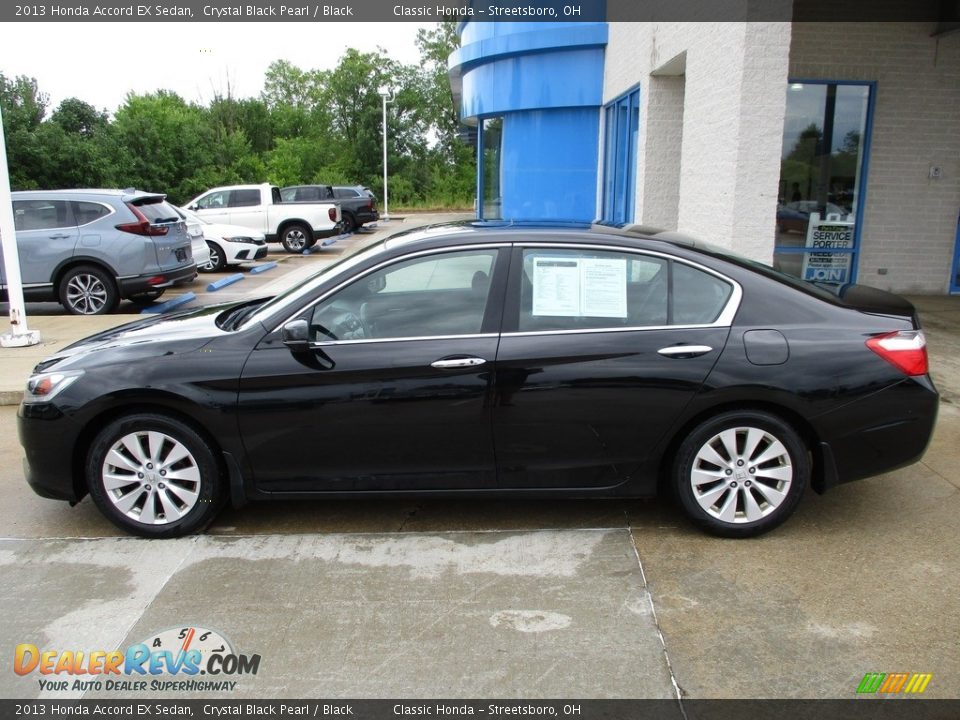 2013 Honda Accord EX Sedan Crystal Black Pearl / Black Photo #11