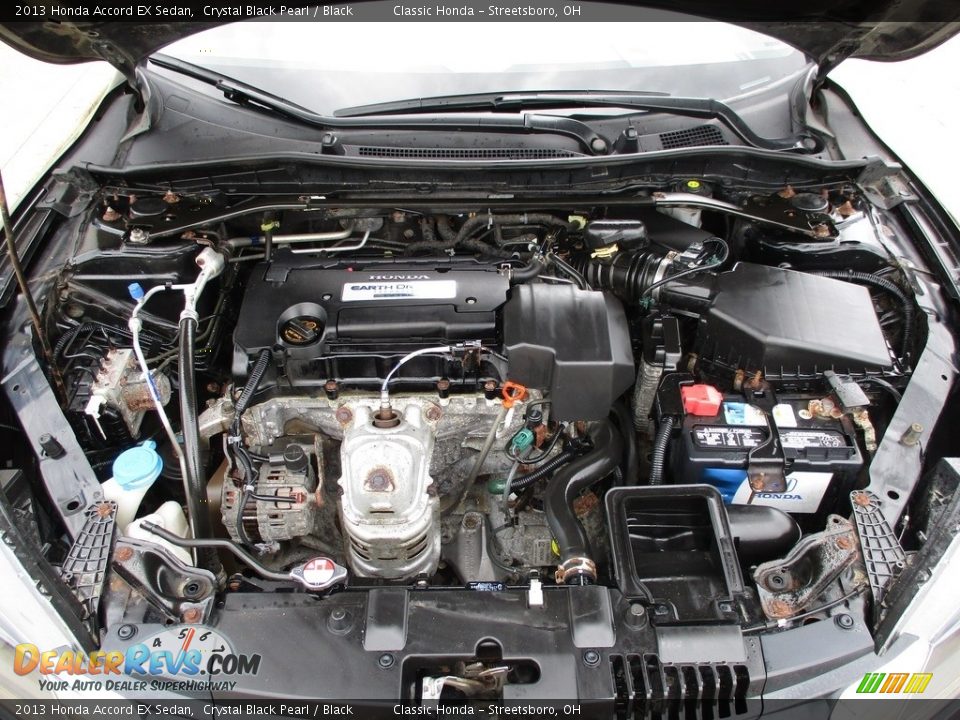 2013 Honda Accord EX Sedan Crystal Black Pearl / Black Photo #13