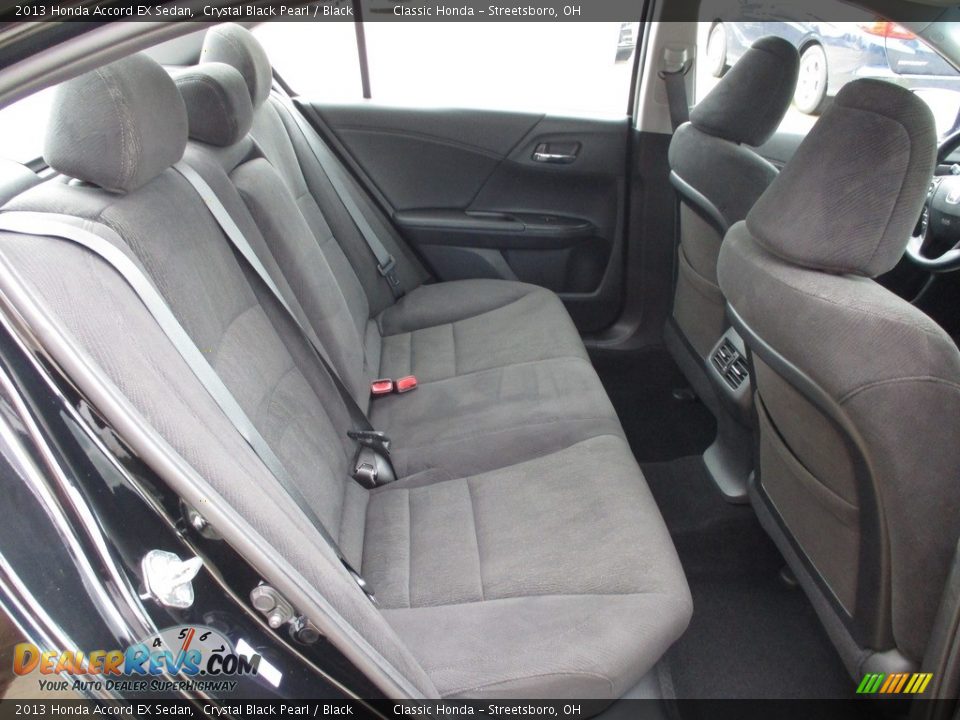 2013 Honda Accord EX Sedan Crystal Black Pearl / Black Photo #18