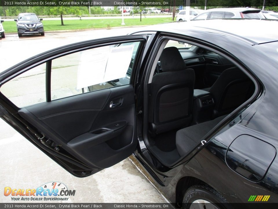 2013 Honda Accord EX Sedan Crystal Black Pearl / Black Photo #20