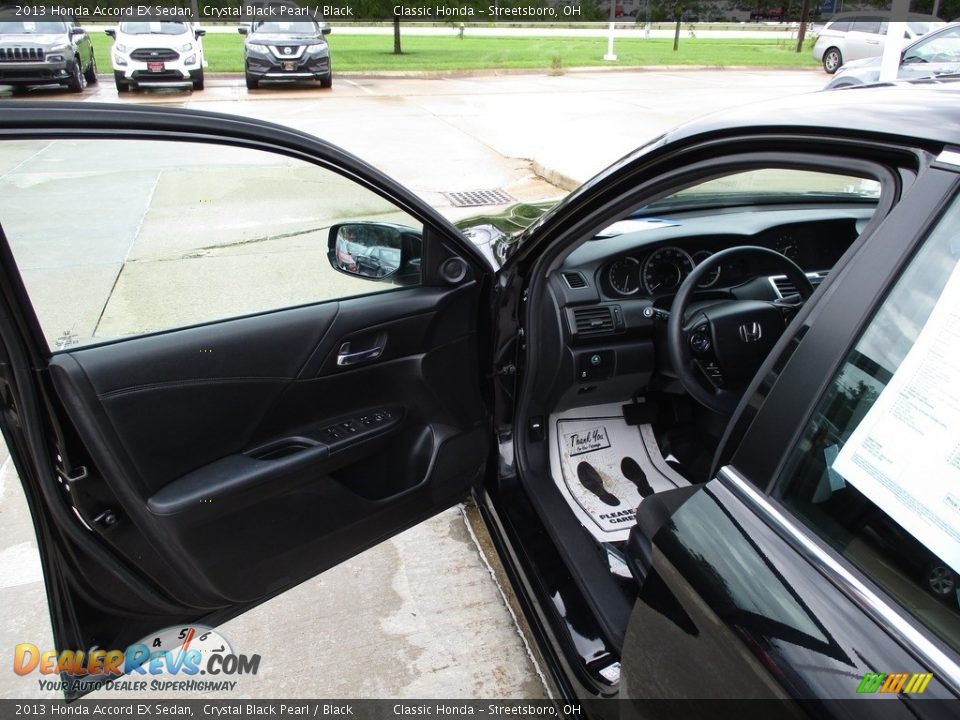 2013 Honda Accord EX Sedan Crystal Black Pearl / Black Photo #22