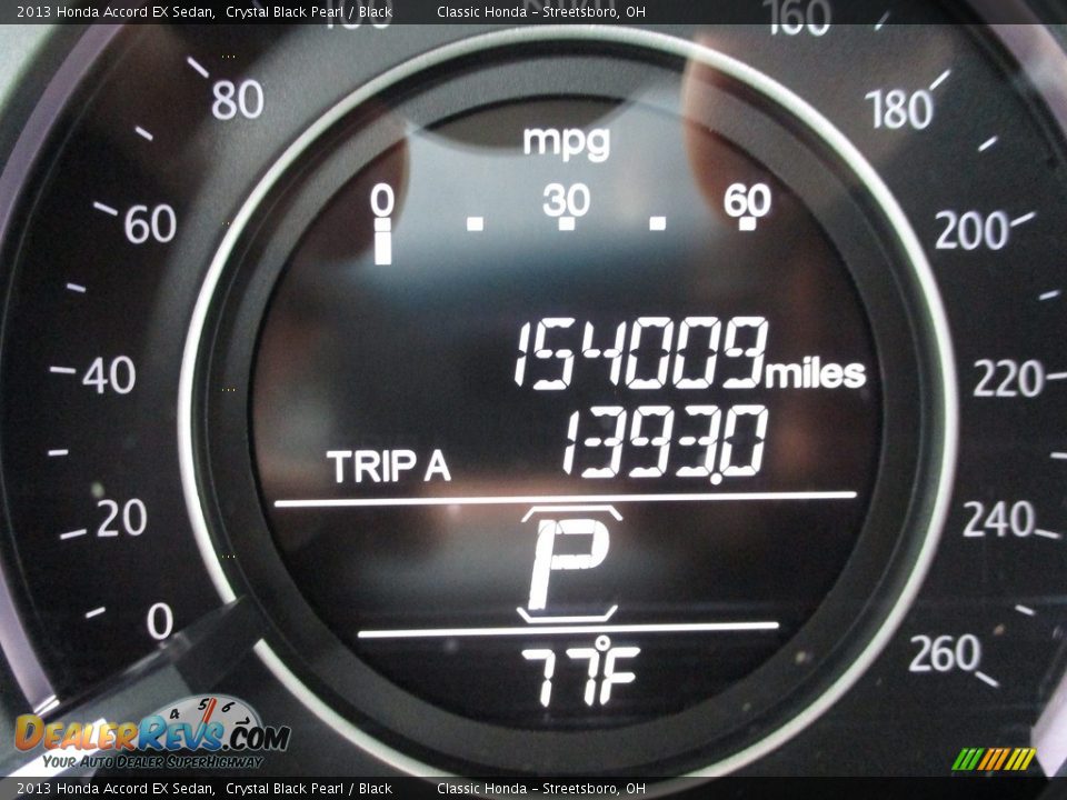 2013 Honda Accord EX Sedan Crystal Black Pearl / Black Photo #31