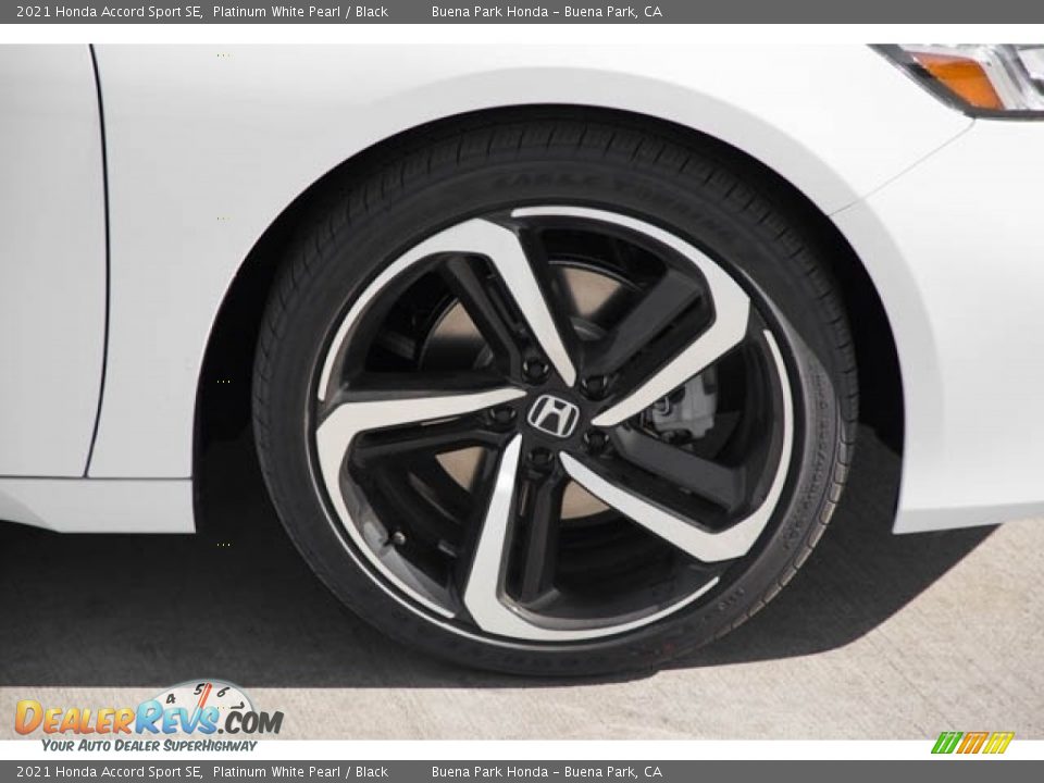 2021 Honda Accord Sport SE Platinum White Pearl / Black Photo #11