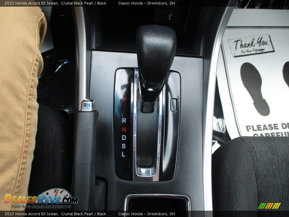 2013 Honda Accord EX Sedan Crystal Black Pearl / Black Photo #36