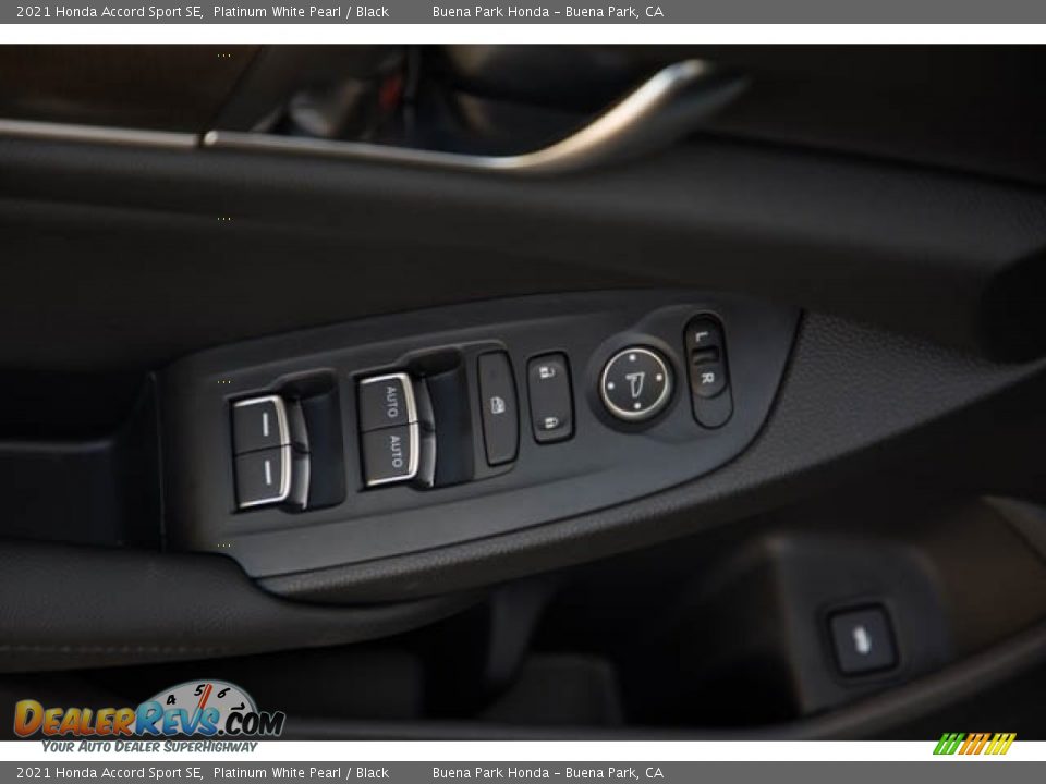 2021 Honda Accord Sport SE Platinum White Pearl / Black Photo #33