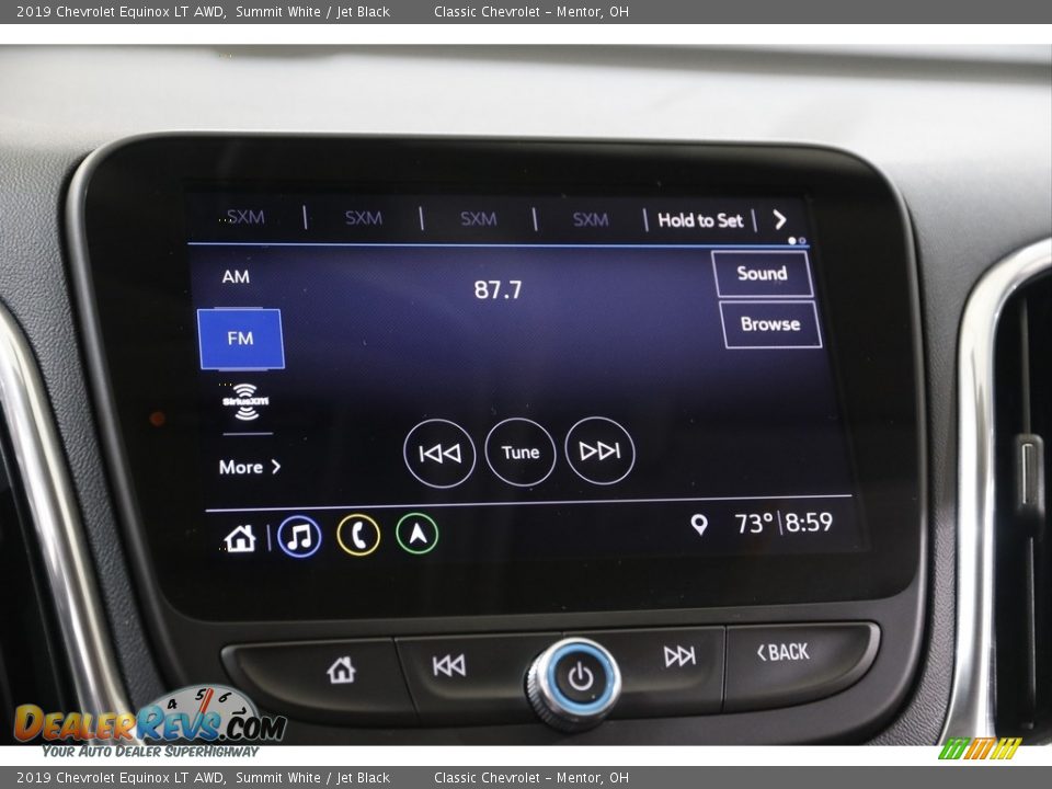 2019 Chevrolet Equinox LT AWD Summit White / Jet Black Photo #10