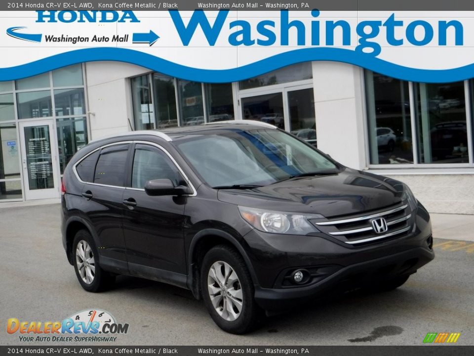 2014 Honda CR-V EX-L AWD Kona Coffee Metallic / Black Photo #1