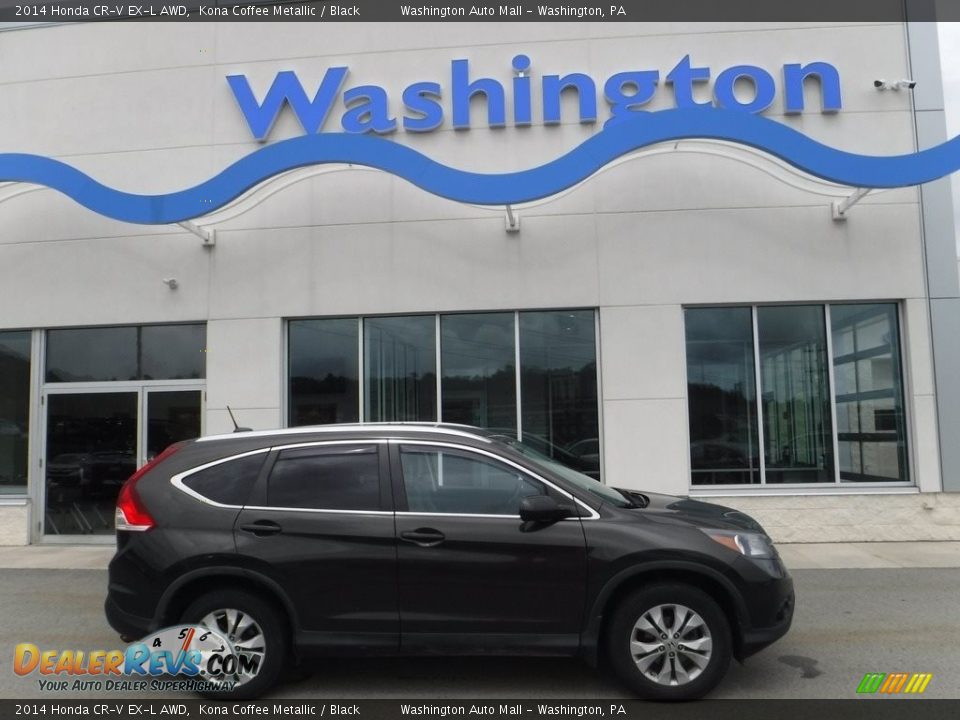 2014 Honda CR-V EX-L AWD Kona Coffee Metallic / Black Photo #2