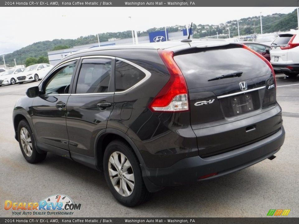 2014 Honda CR-V EX-L AWD Kona Coffee Metallic / Black Photo #7