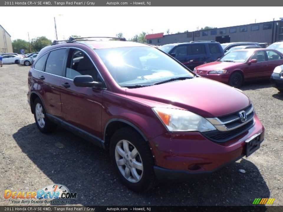 2011 Honda CR-V SE 4WD Tango Red Pearl / Gray Photo #3