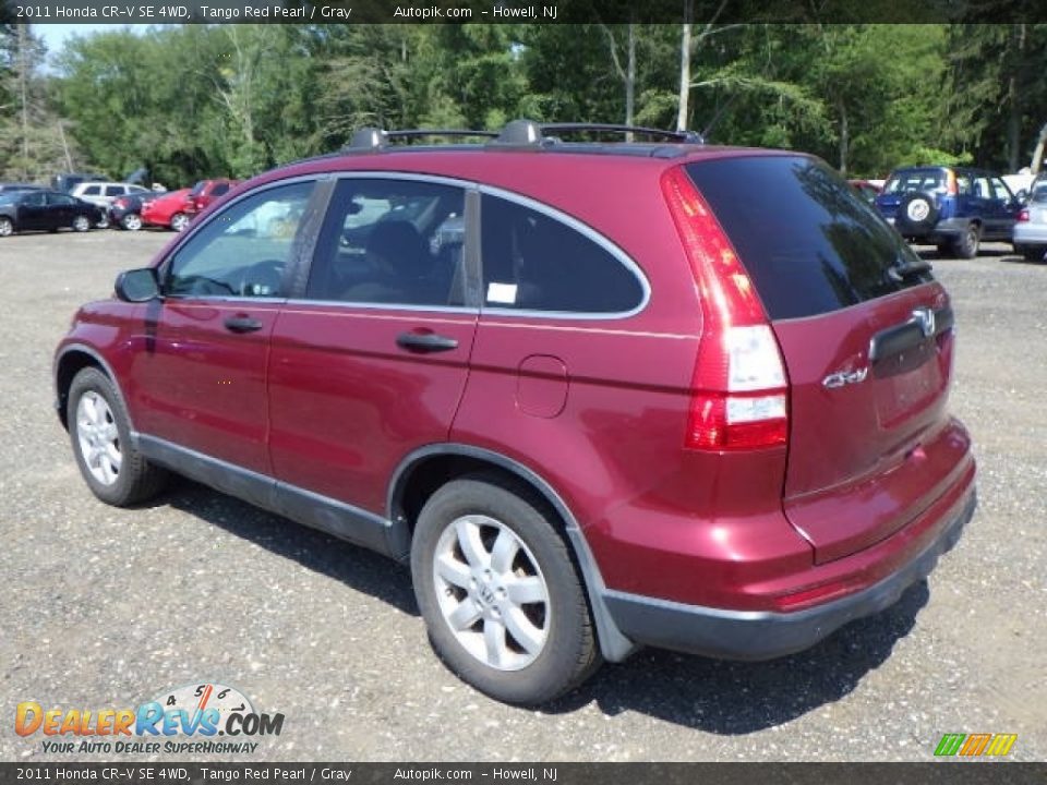 2011 Honda CR-V SE 4WD Tango Red Pearl / Gray Photo #4