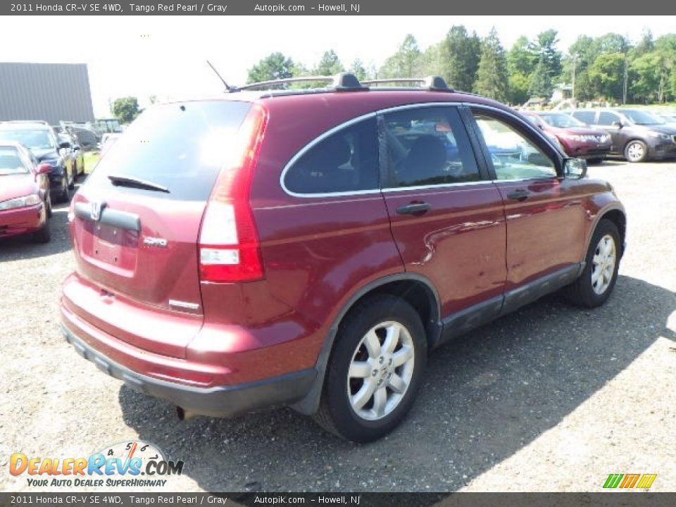 2011 Honda CR-V SE 4WD Tango Red Pearl / Gray Photo #6