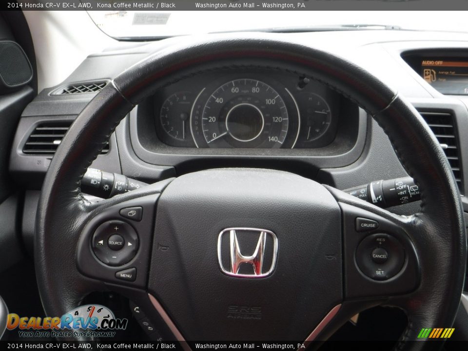 2014 Honda CR-V EX-L AWD Kona Coffee Metallic / Black Photo #19