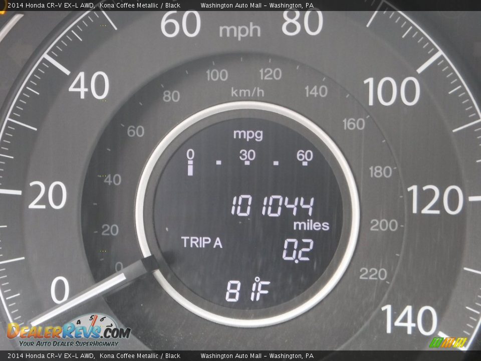 2014 Honda CR-V EX-L AWD Kona Coffee Metallic / Black Photo #30