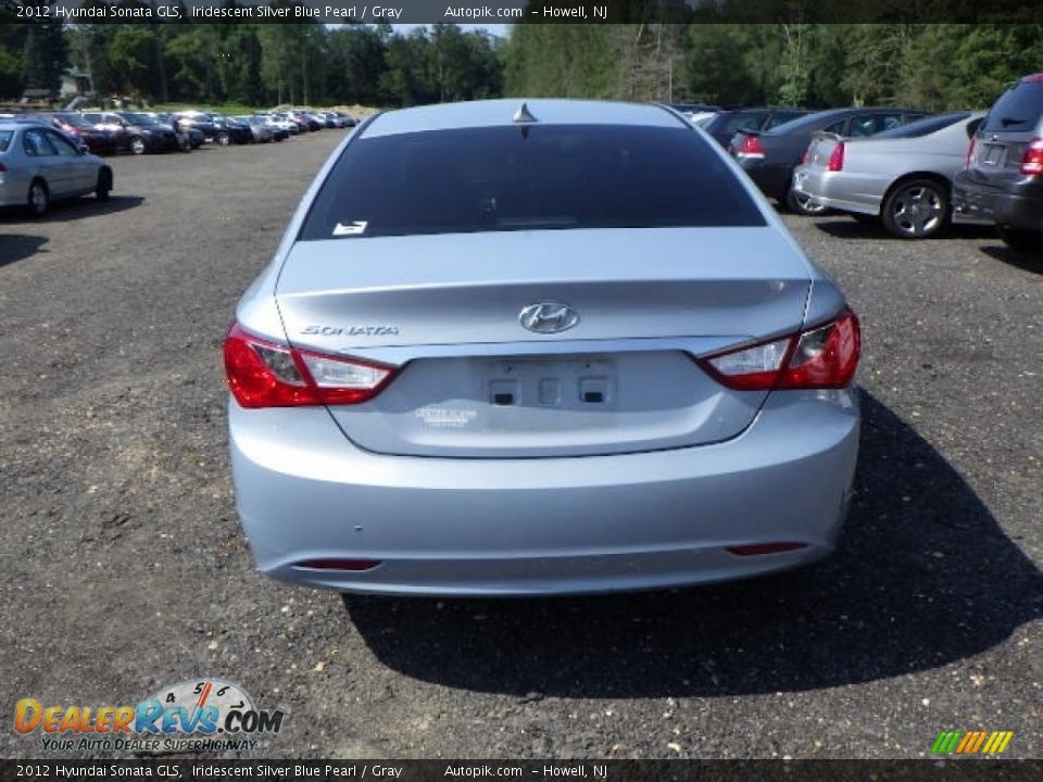 2012 Hyundai Sonata GLS Iridescent Silver Blue Pearl / Gray Photo #6