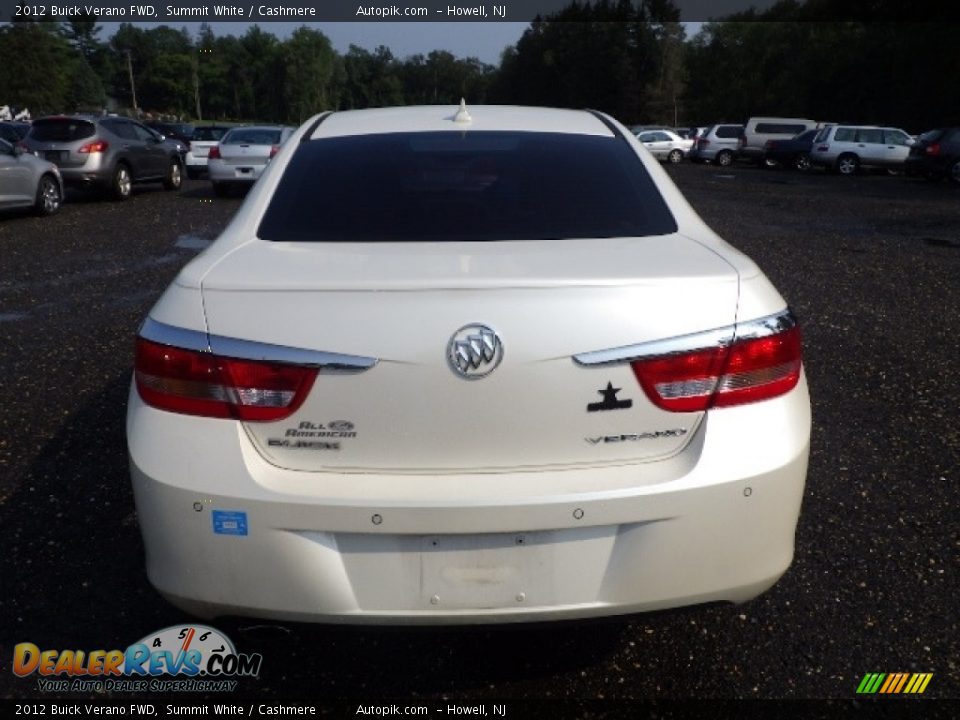 2012 Buick Verano FWD Summit White / Cashmere Photo #6