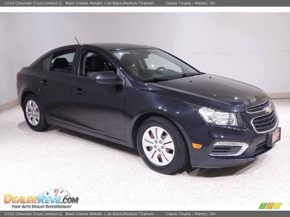 2016 Chevrolet Cruze Limited LS Black Granite Metallic / Jet Black/Medium Titanium Photo #1