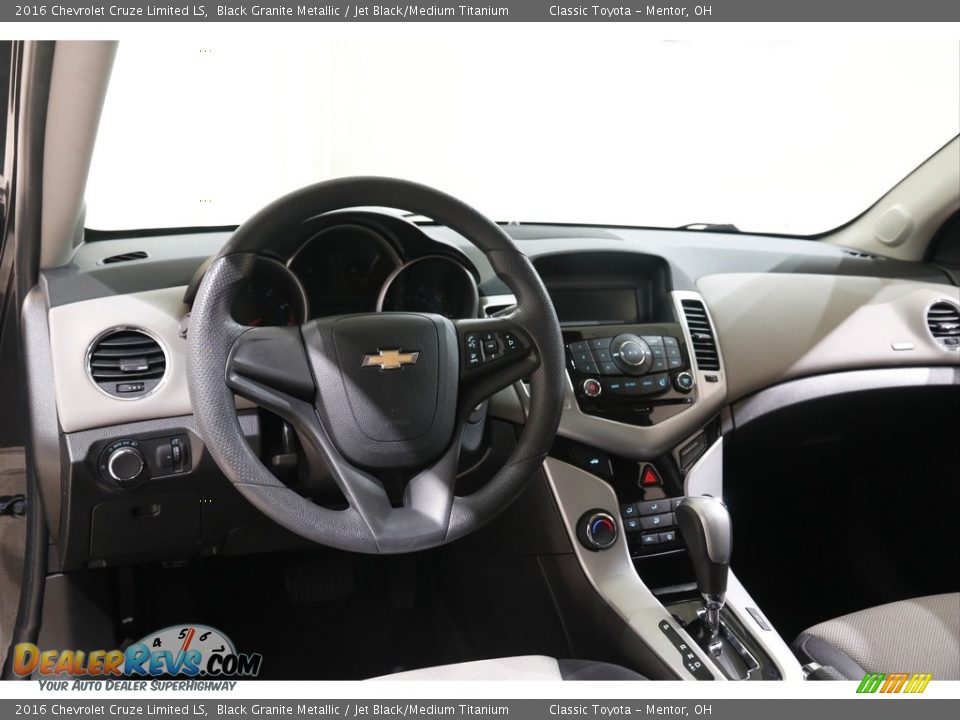 2016 Chevrolet Cruze Limited LS Black Granite Metallic / Jet Black/Medium Titanium Photo #6