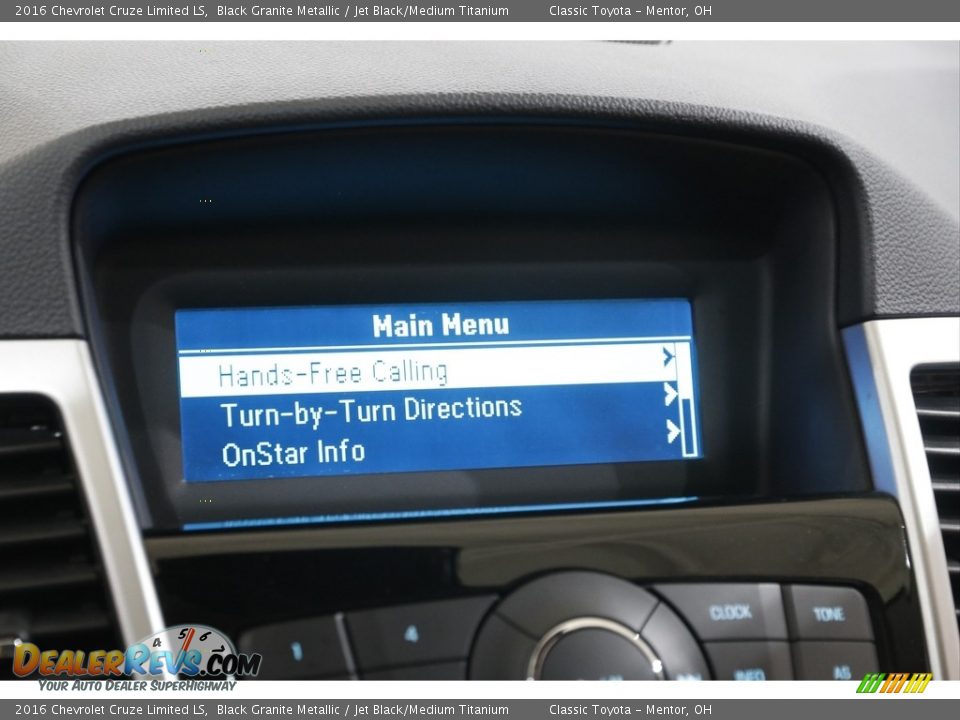 2016 Chevrolet Cruze Limited LS Black Granite Metallic / Jet Black/Medium Titanium Photo #11