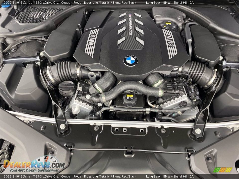 2022 BMW 8 Series M850i xDrive Gran Coupe 4.4 Liter M TwinPower Turbocharged DOHC 32-Valve VVT V8 Engine Photo #9