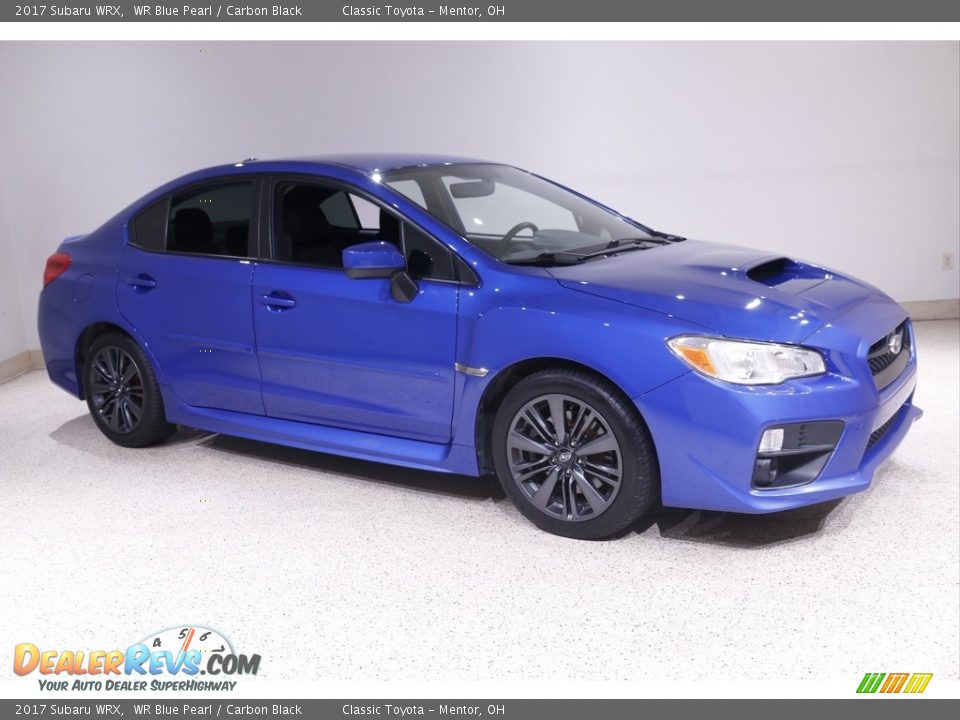2017 Subaru WRX WR Blue Pearl / Carbon Black Photo #1