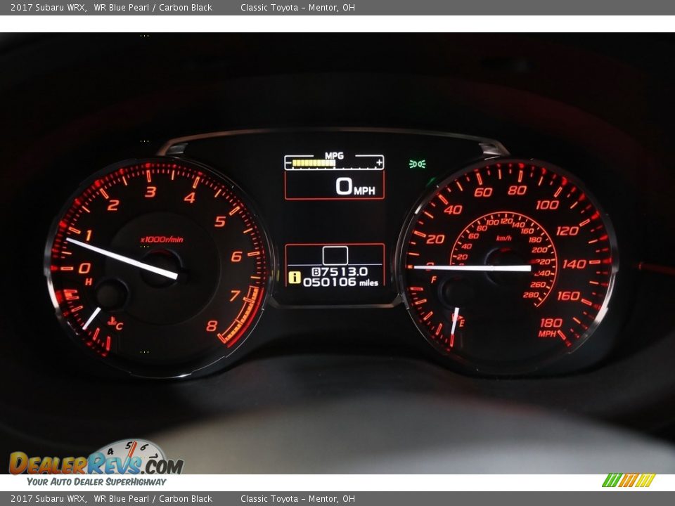 2017 Subaru WRX  Gauges Photo #8