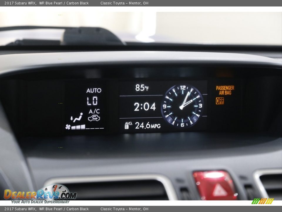 2017 Subaru WRX WR Blue Pearl / Carbon Black Photo #11