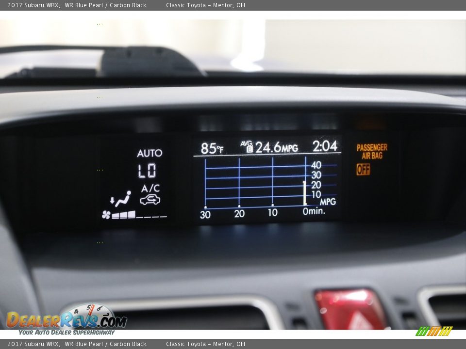 2017 Subaru WRX WR Blue Pearl / Carbon Black Photo #13