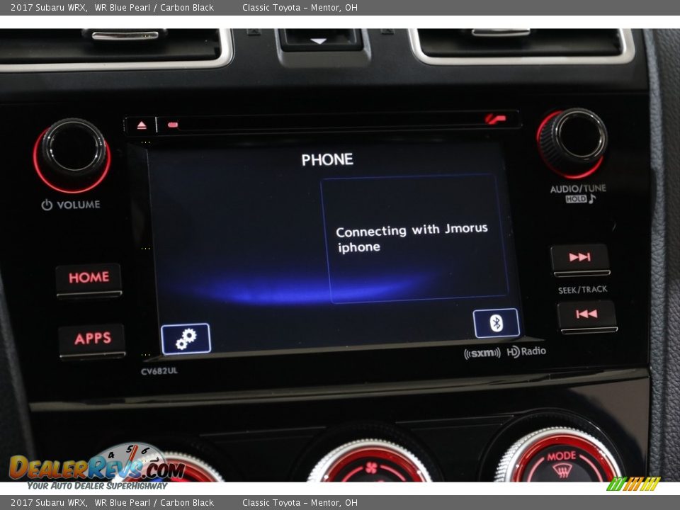 2017 Subaru WRX WR Blue Pearl / Carbon Black Photo #17