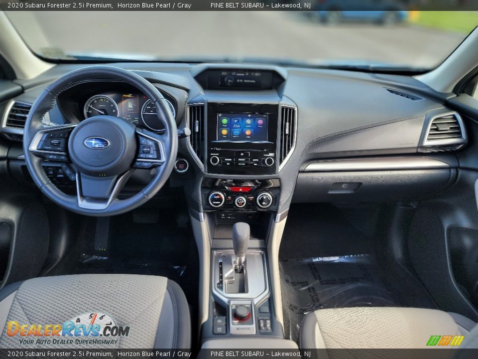 2020 Subaru Forester 2.5i Premium Horizon Blue Pearl / Gray Photo #6