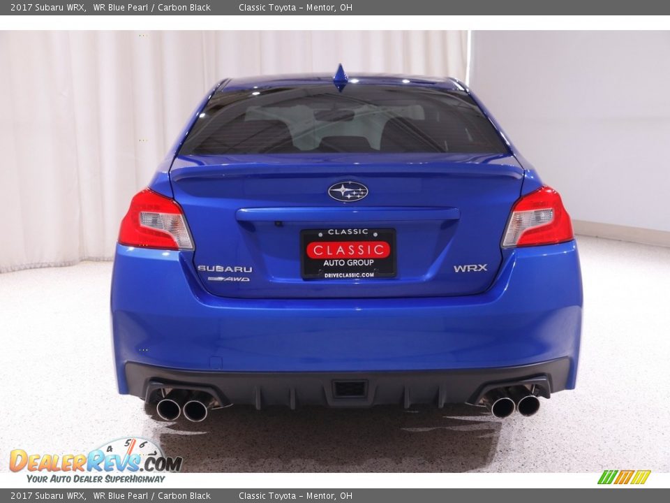 2017 Subaru WRX WR Blue Pearl / Carbon Black Photo #22