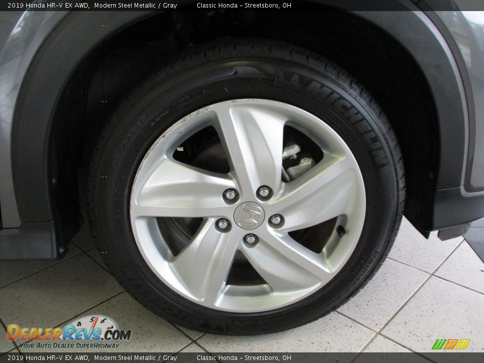 2019 Honda HR-V EX AWD Modern Steel Metallic / Gray Photo #5