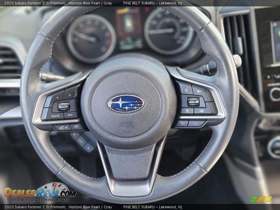 2020 Subaru Forester 2.5i Premium Horizon Blue Pearl / Gray Photo #10