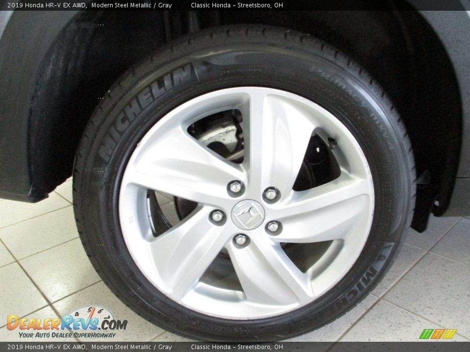 2019 Honda HR-V EX AWD Modern Steel Metallic / Gray Photo #6