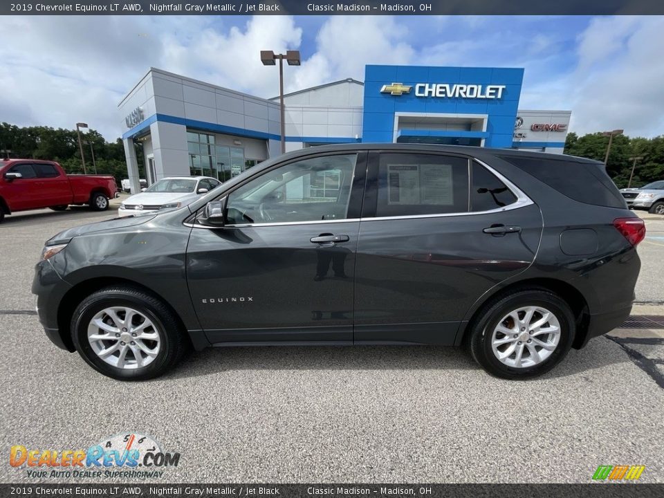 2019 Chevrolet Equinox LT AWD Nightfall Gray Metallic / Jet Black Photo #2