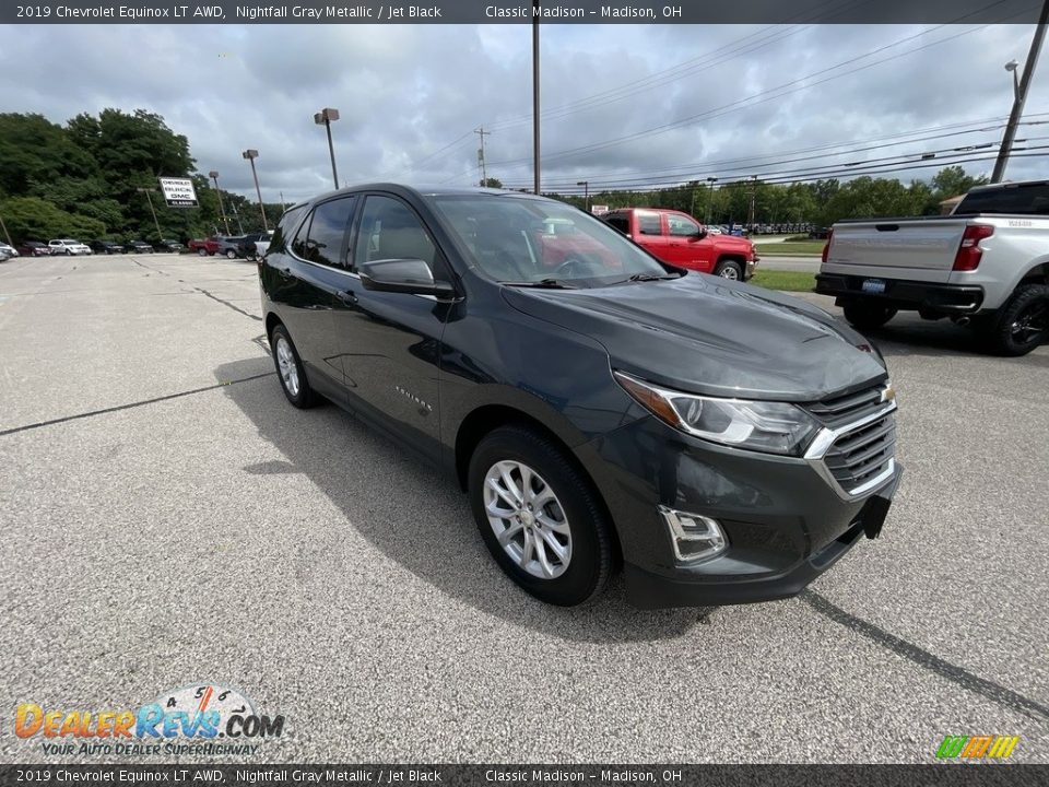 2019 Chevrolet Equinox LT AWD Nightfall Gray Metallic / Jet Black Photo #4