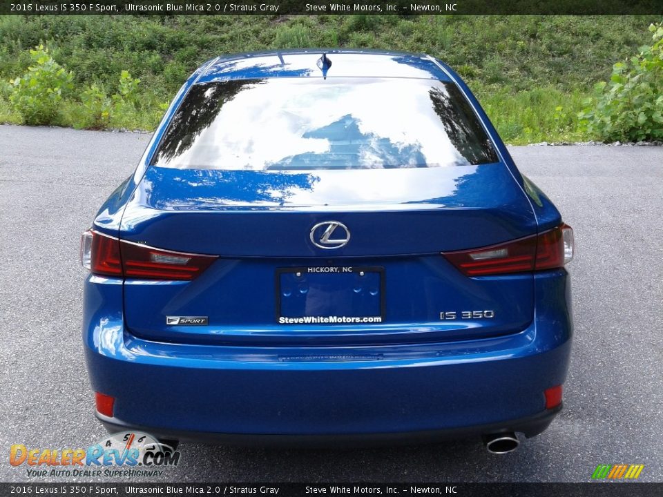 2016 Lexus IS 350 F Sport Ultrasonic Blue Mica 2.0 / Stratus Gray Photo #9