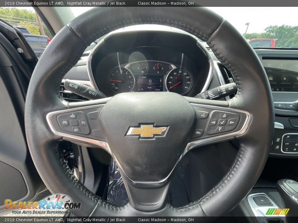 2019 Chevrolet Equinox LT AWD Nightfall Gray Metallic / Jet Black Photo #9