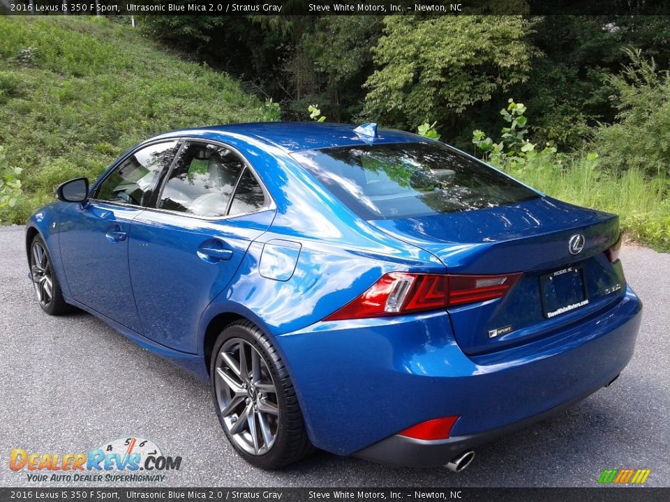 2016 Lexus IS 350 F Sport Ultrasonic Blue Mica 2.0 / Stratus Gray Photo #10