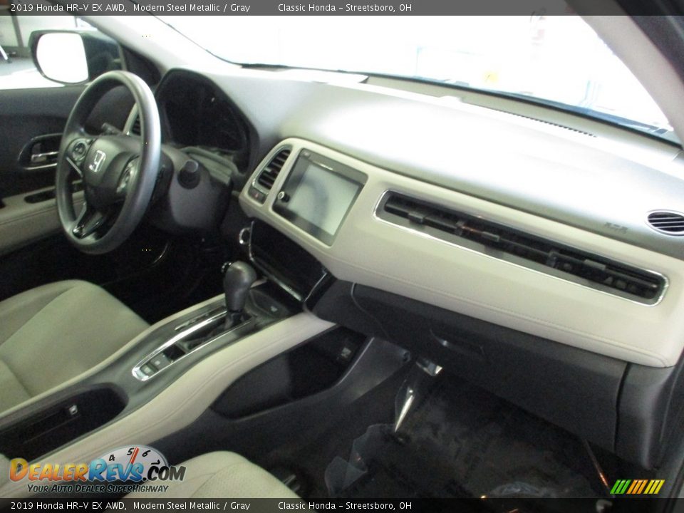 2019 Honda HR-V EX AWD Modern Steel Metallic / Gray Photo #15