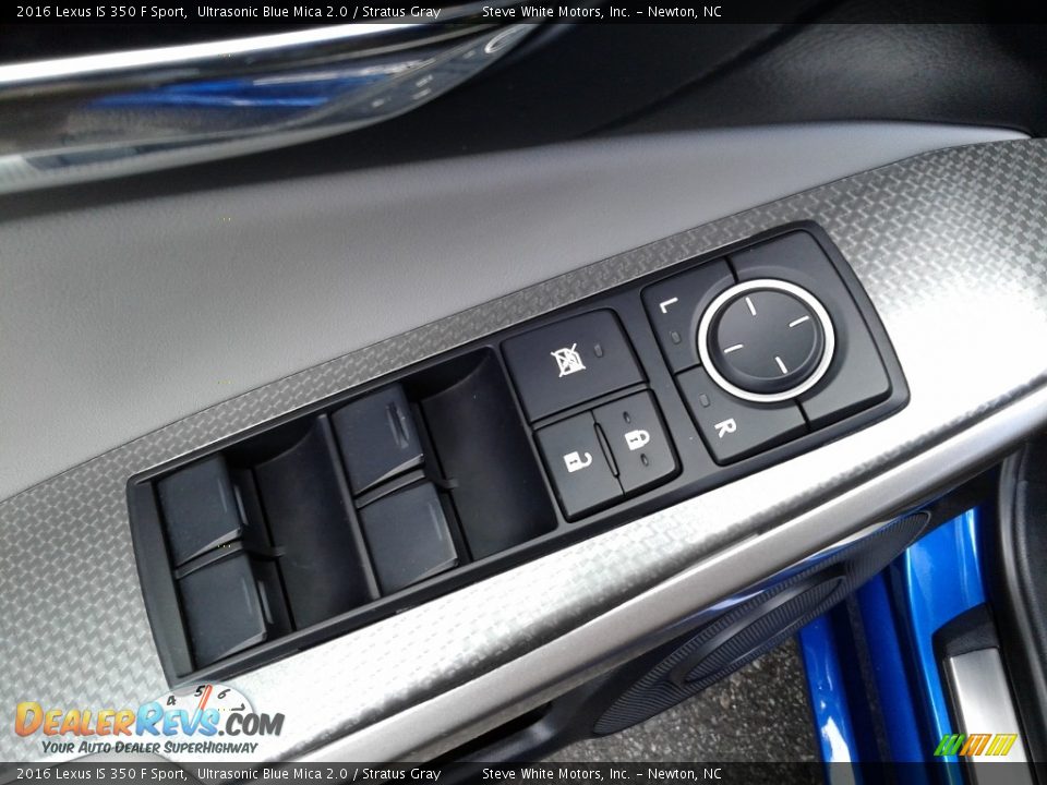 2016 Lexus IS 350 F Sport Ultrasonic Blue Mica 2.0 / Stratus Gray Photo #13