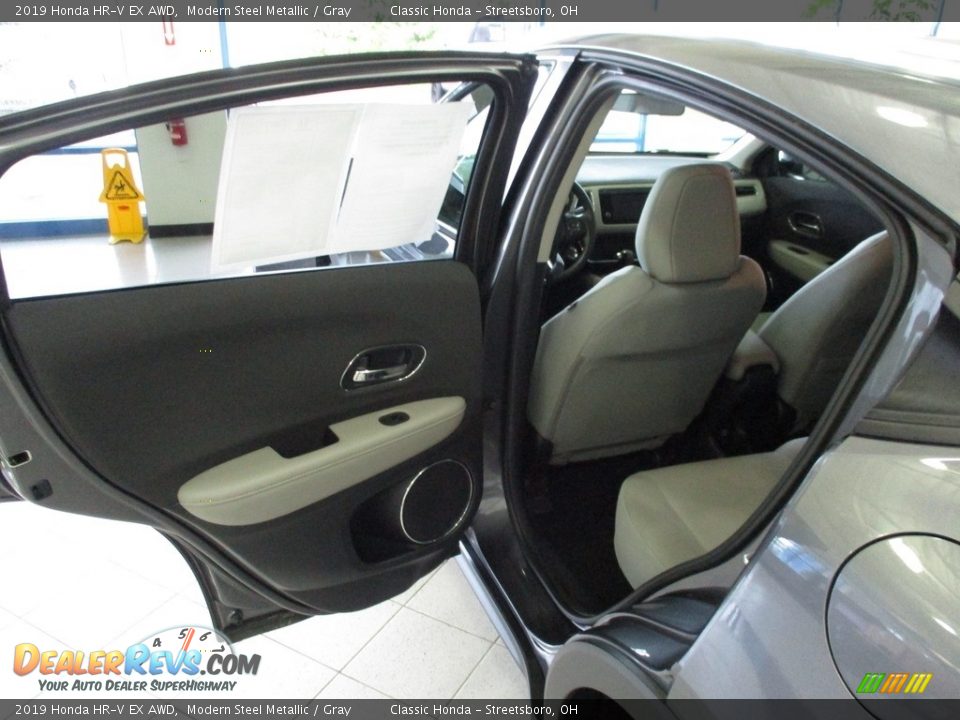 2019 Honda HR-V EX AWD Modern Steel Metallic / Gray Photo #19