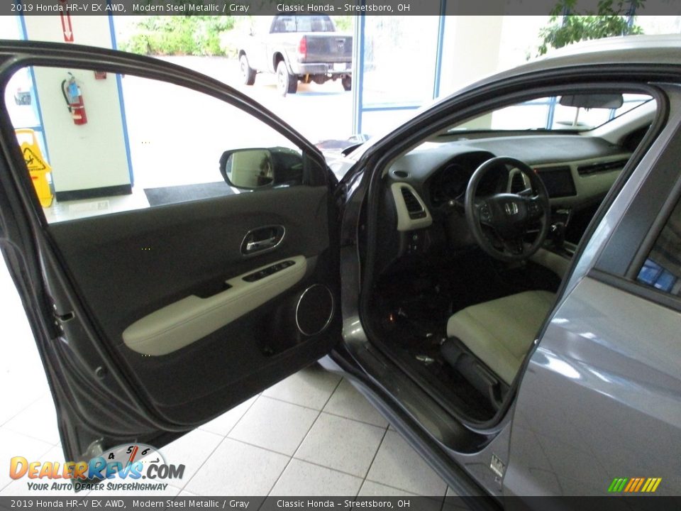 2019 Honda HR-V EX AWD Modern Steel Metallic / Gray Photo #21