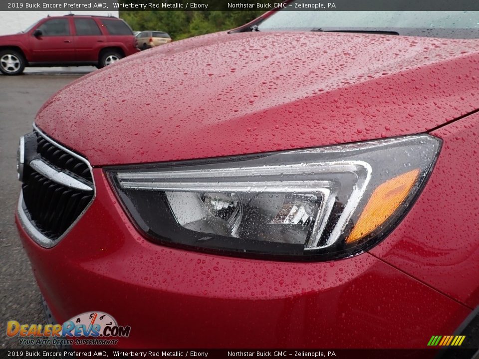 2019 Buick Encore Preferred AWD Winterberry Red Metallic / Ebony Photo #2
