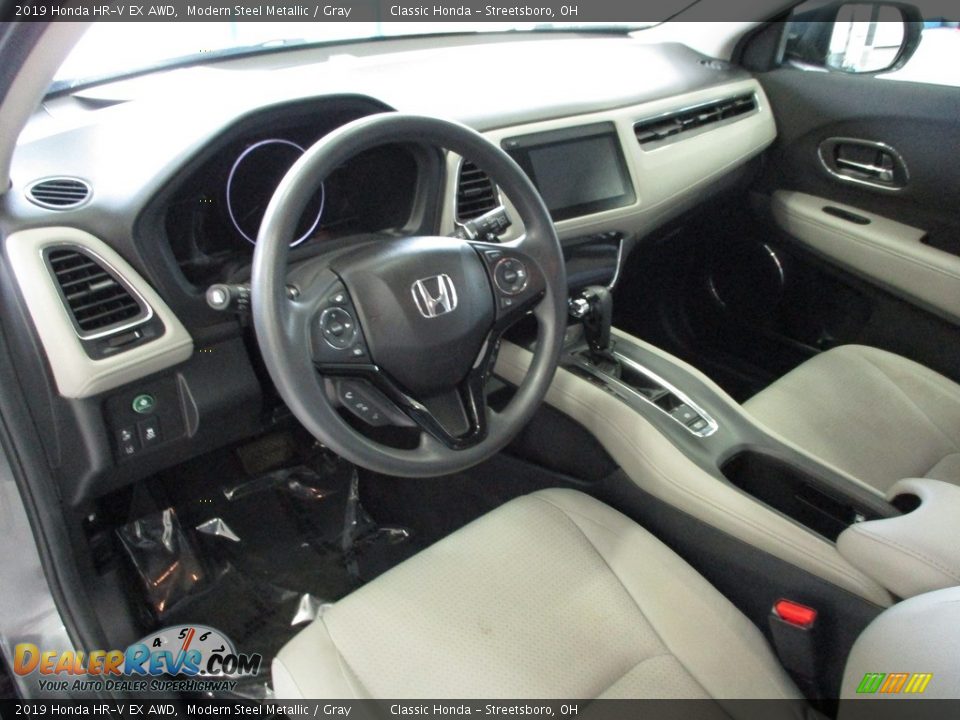 2019 Honda HR-V EX AWD Modern Steel Metallic / Gray Photo #22